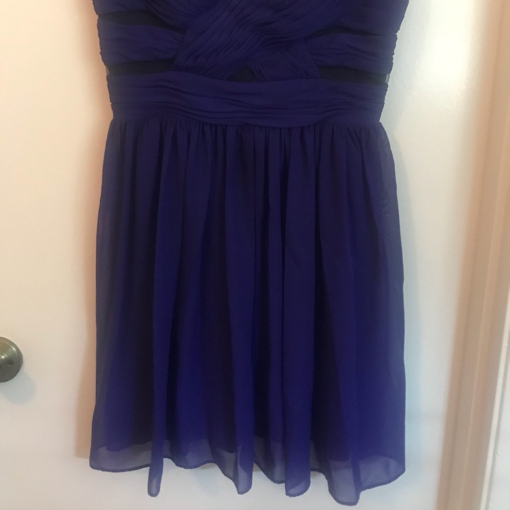 Short Purple Spaghetti Strap Dress